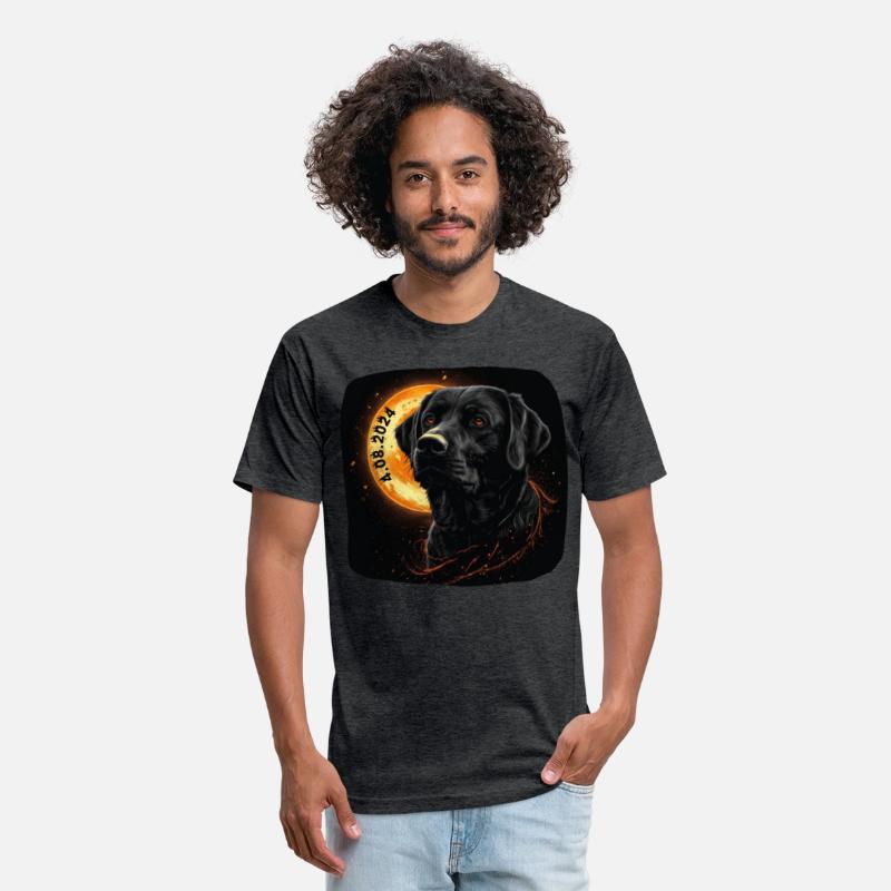 Total Solar Eclipse 2024 Totality Black Labrador