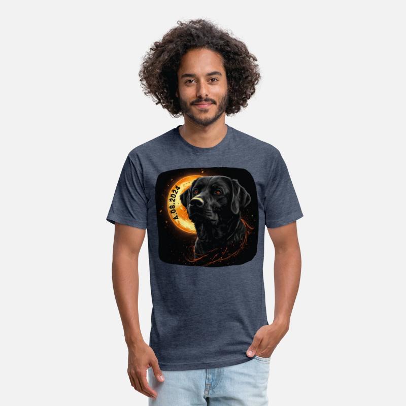 Total Solar Eclipse 2024 Totality Black Labrador