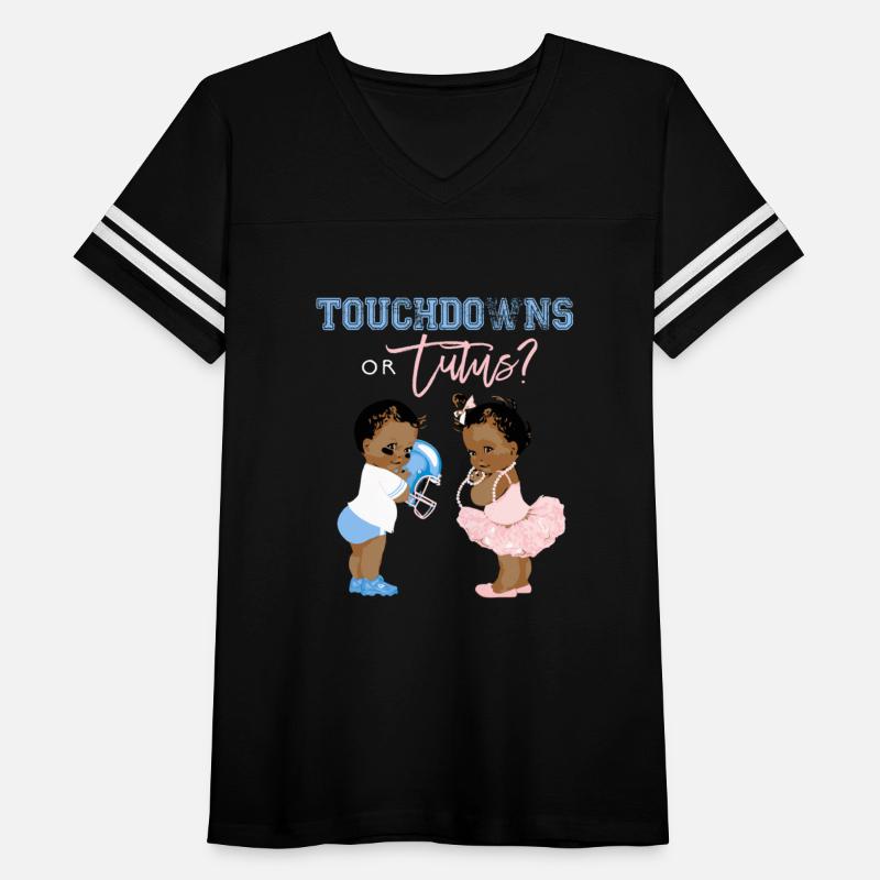 Touchdowns Or Tutus Gender Reveal Baby Shower Matc