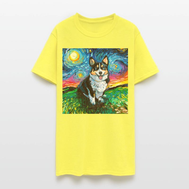 Tri Color Corgi Night