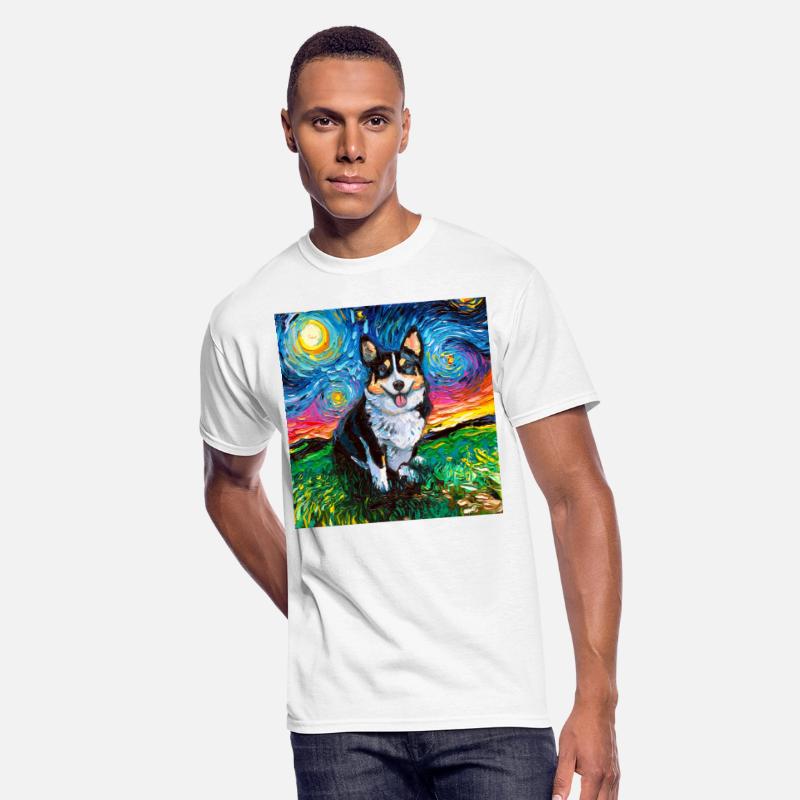 Tri Color Corgi Night