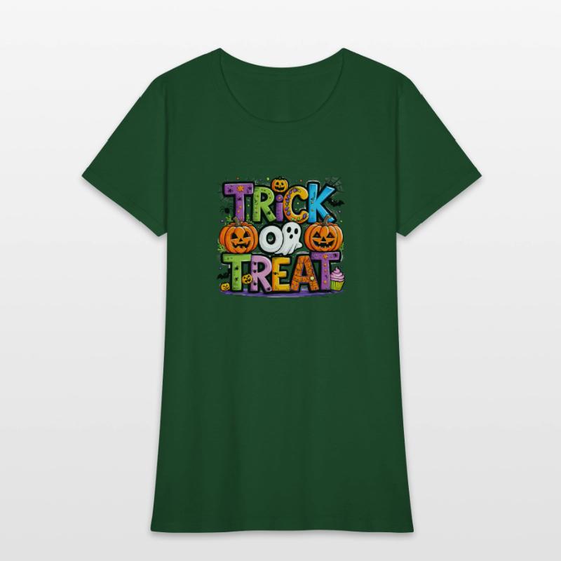 Trick or Treat Halloween Ghost Pumpkin