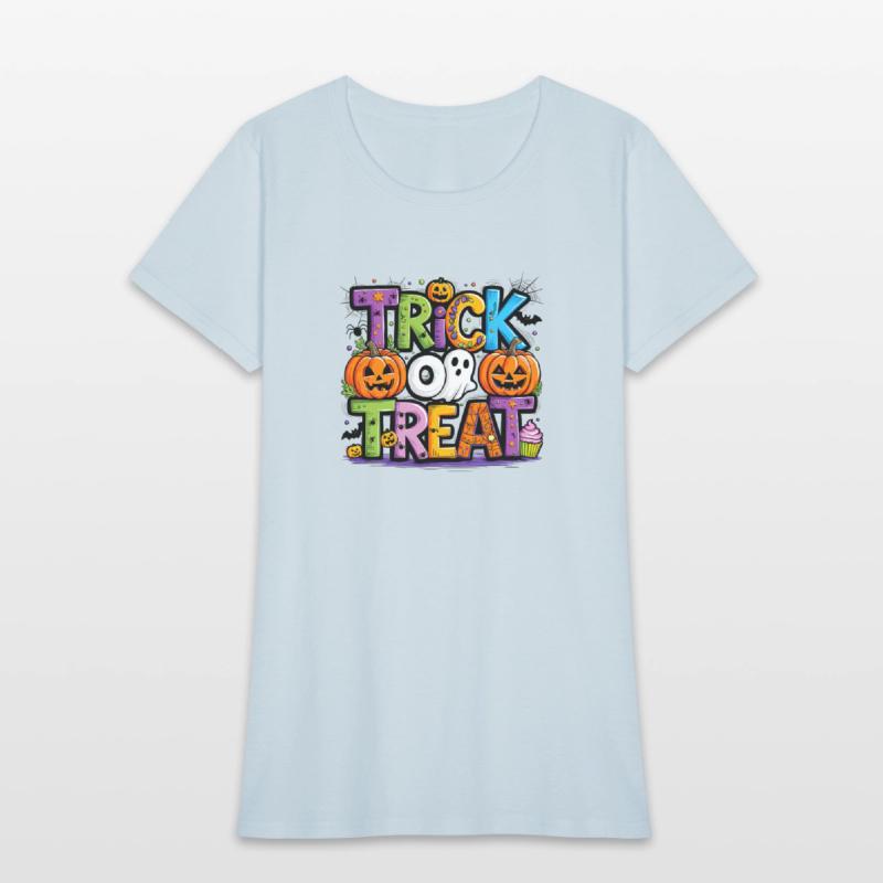 Trick or Treat Halloween Ghost Pumpkin