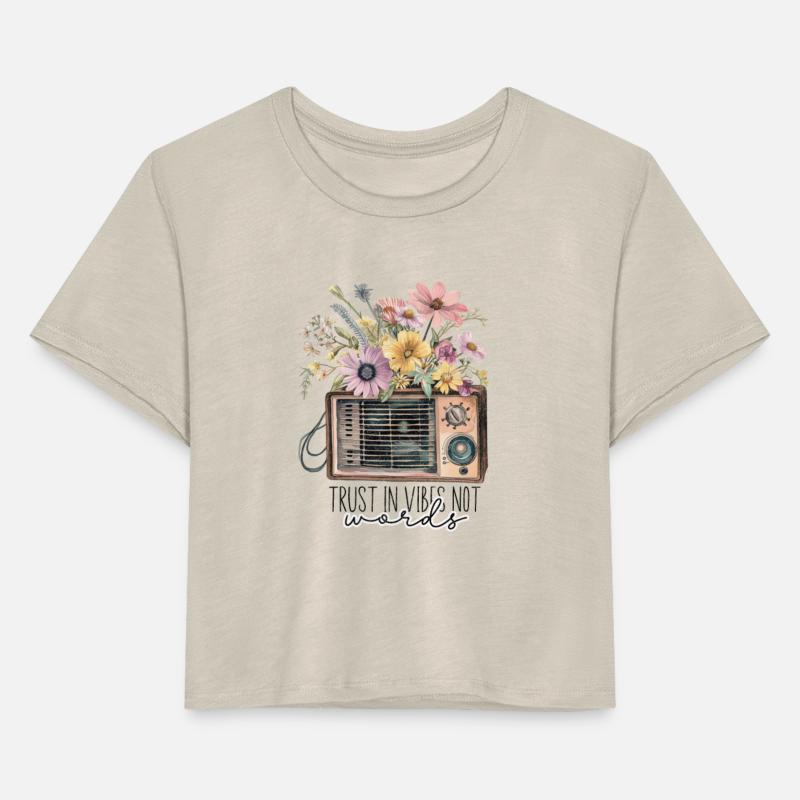 Trust In Vibes Not Words Motivational Saying