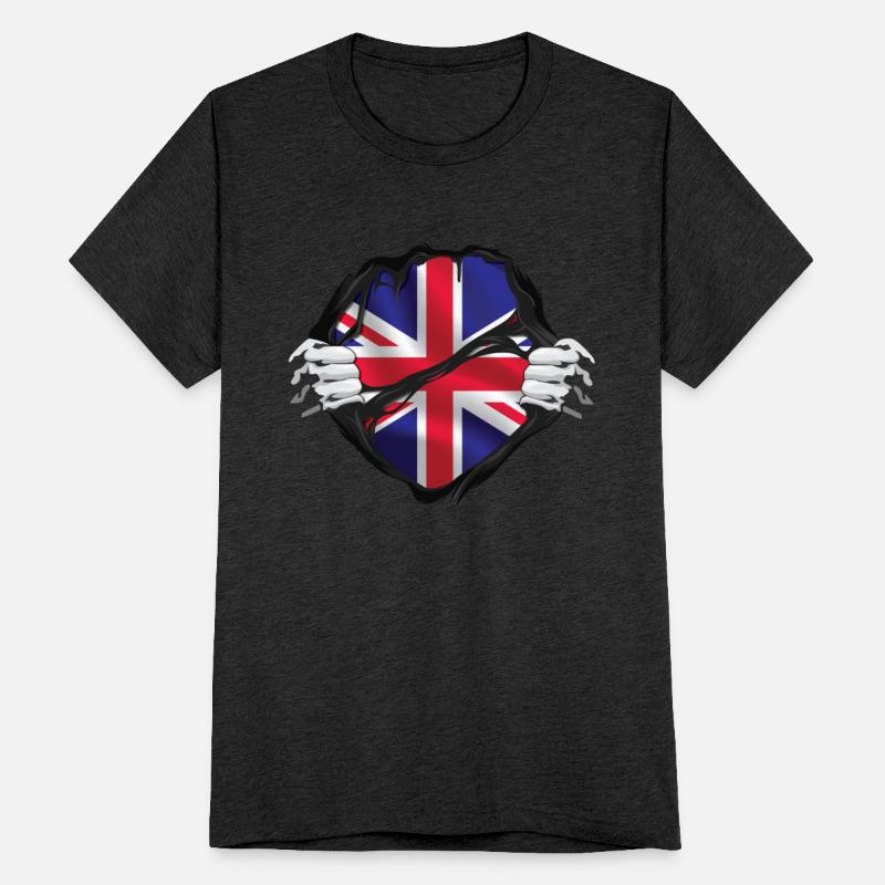 United Kingdom Hands Ripped Flag