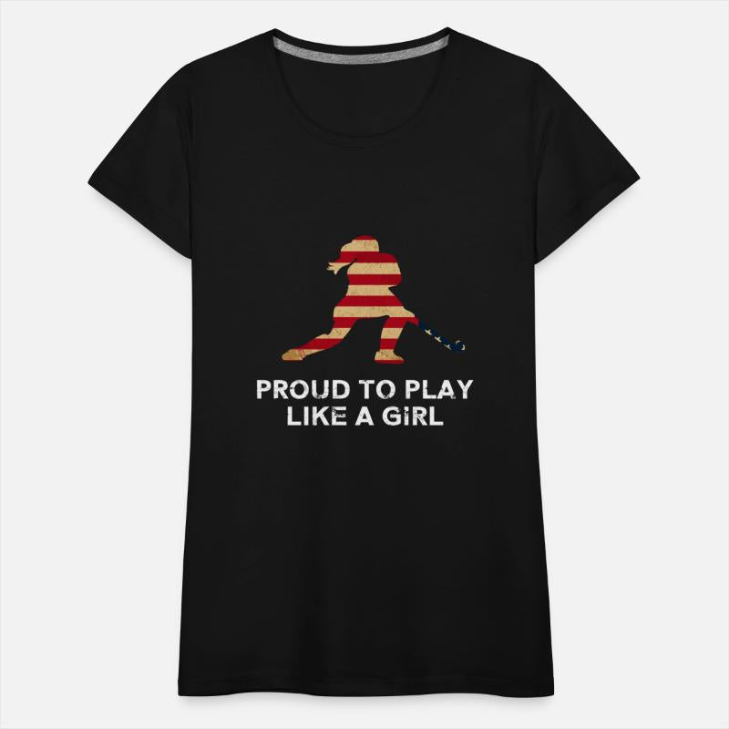 Us. Women Field Hockey Team Player Sport Proud To