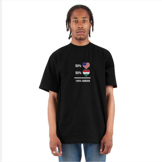 USA and Hungary genius flag design