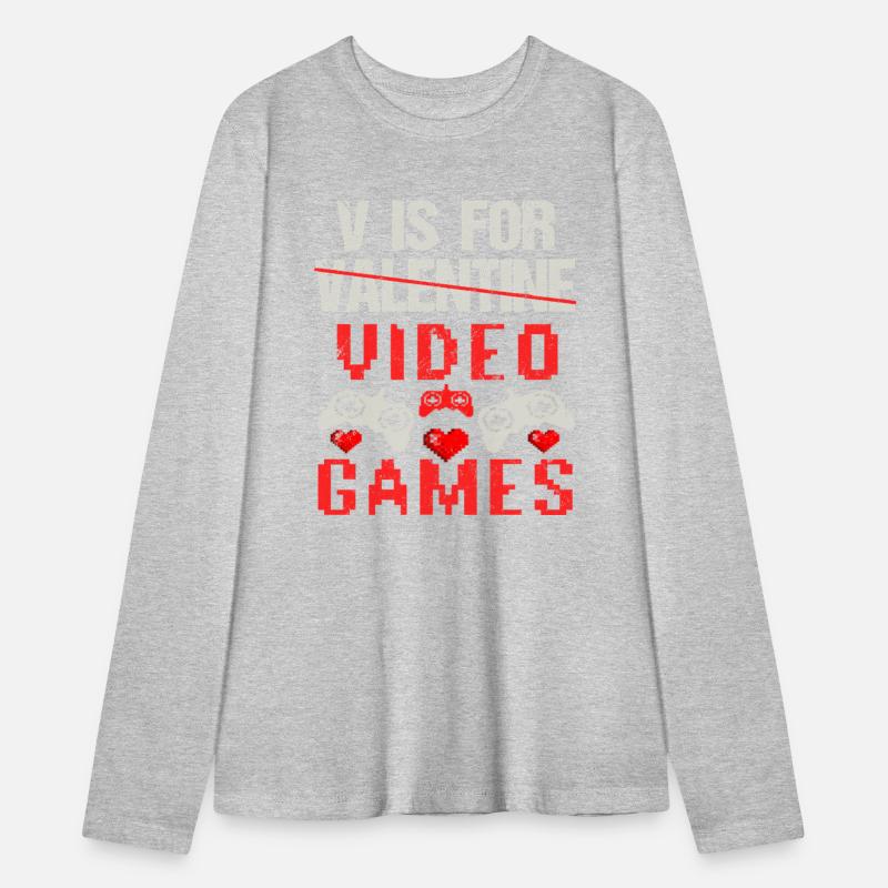 V is for Video Games Valentines Day Gamer Men Boys