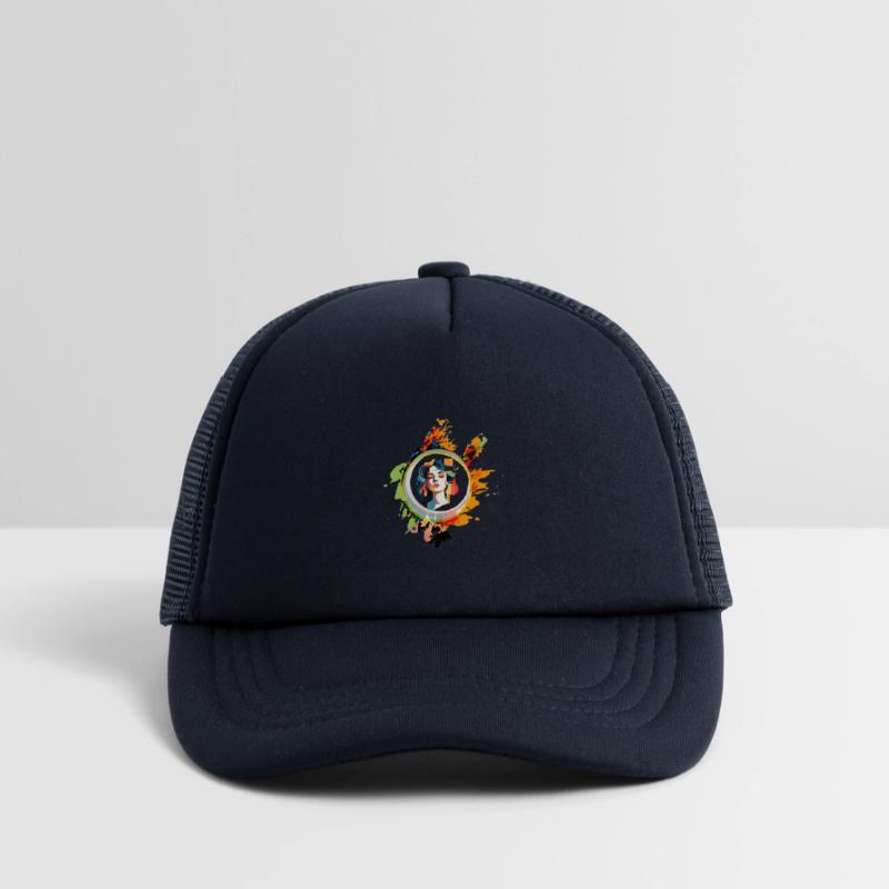 Vibrant Spirit: Bold Modern Woman Splash Design