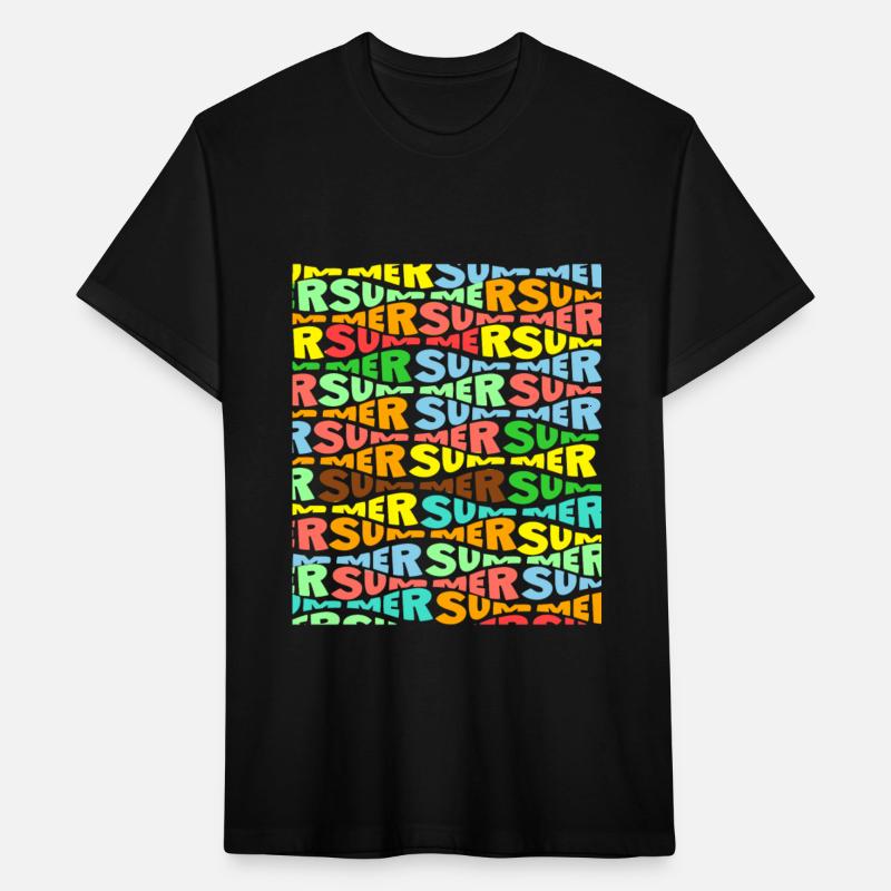 Vibrant Summer Typography Pattern