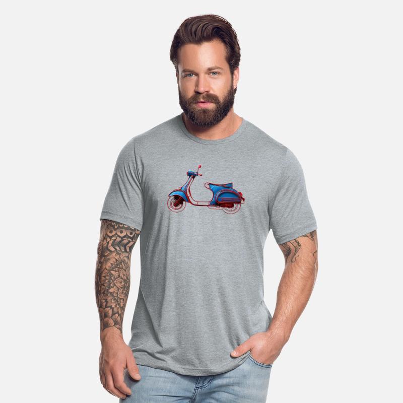 Vibrant Wire Art Scooter Sculpture