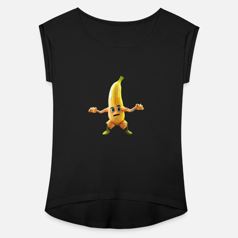 Video game character with a banana