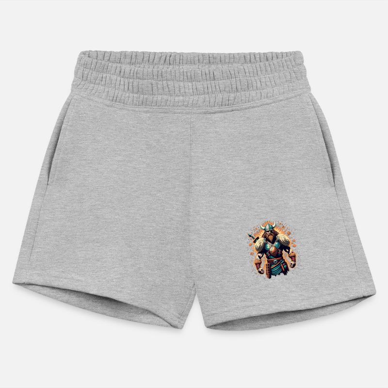 Viking warrior with a helmet and a sword