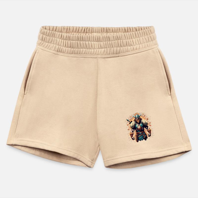 Viking warrior with a helmet and a sword