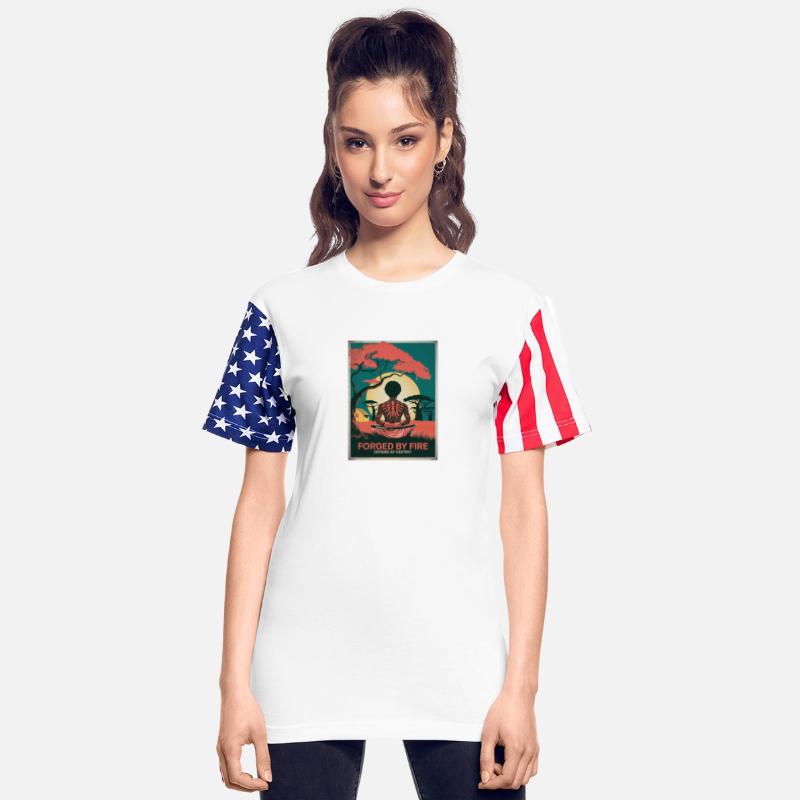 Vintage Afro Samurai Warrior - Forged By Fire