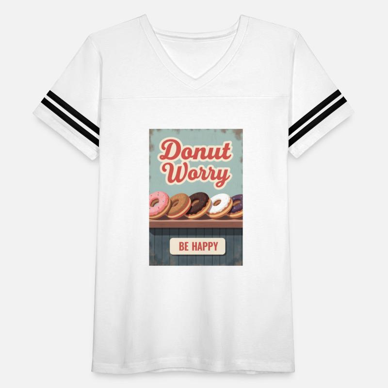 Vintage Donut Poster – Retro Dessert Wall Art