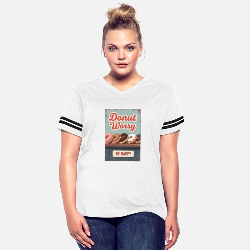 Vintage Donut Poster – Retro Dessert Wall Art