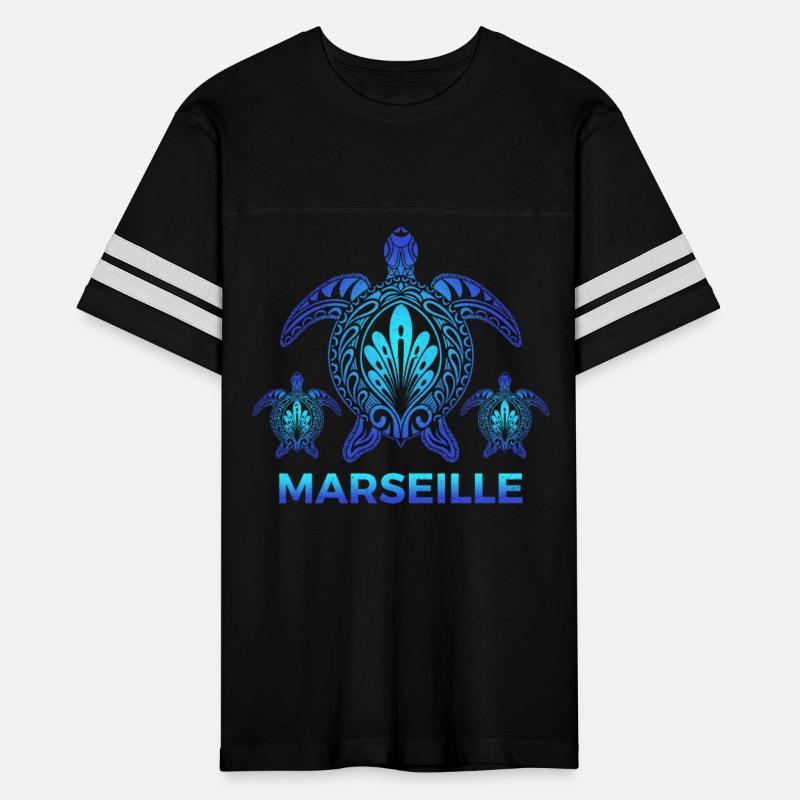 Vintage Marseille France FL Ocean Turtle Souvenirs