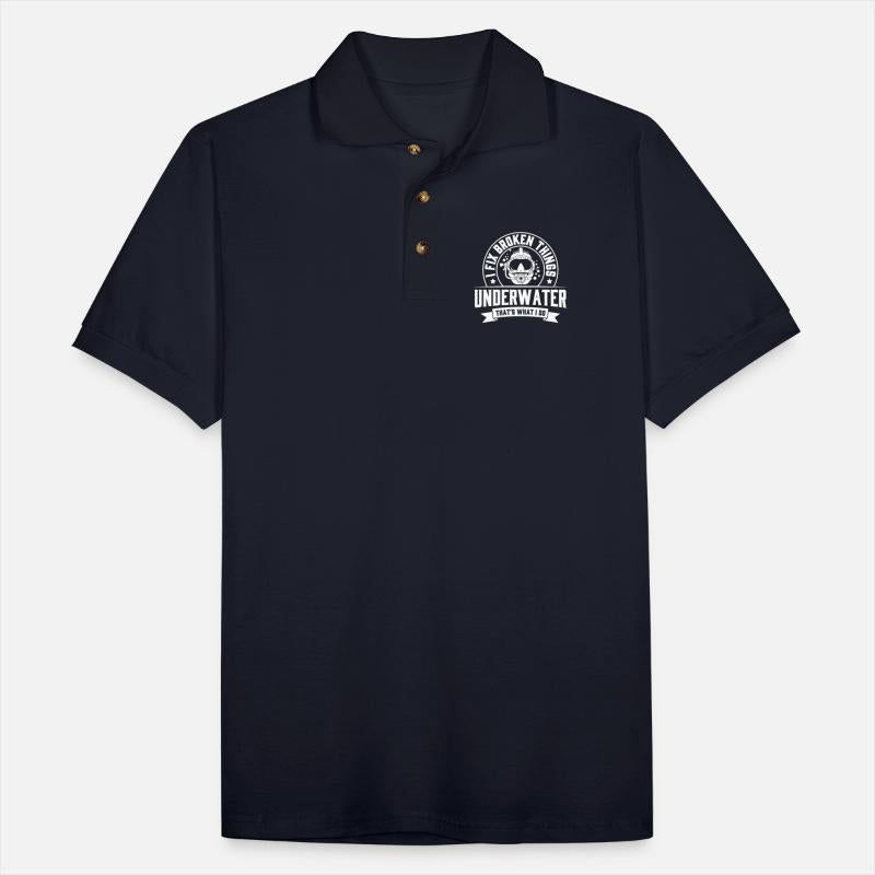 Vintage-Style Print for Scuba Diver