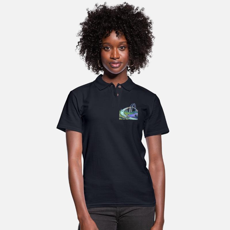 Vivid illustration of a winding mountain bridge