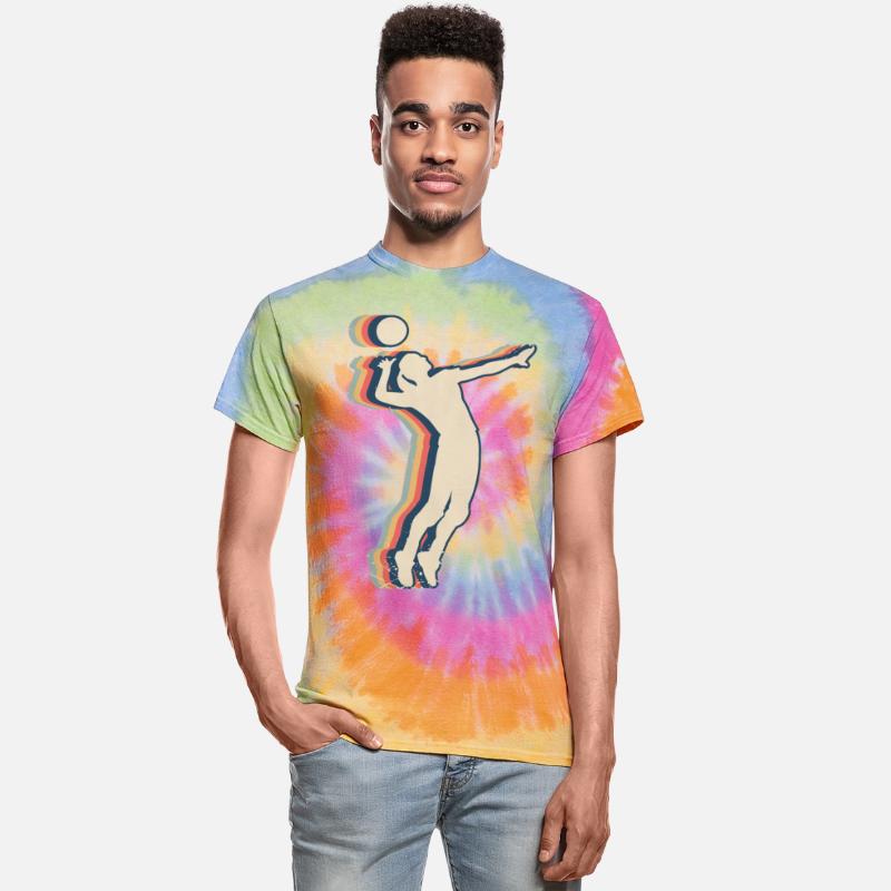 Volleyball Player Team Coach Retro Line Art