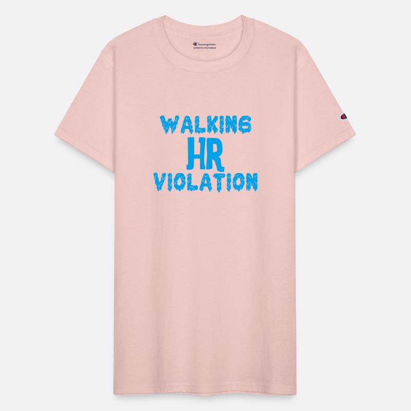 Walking Hr Violation Blue