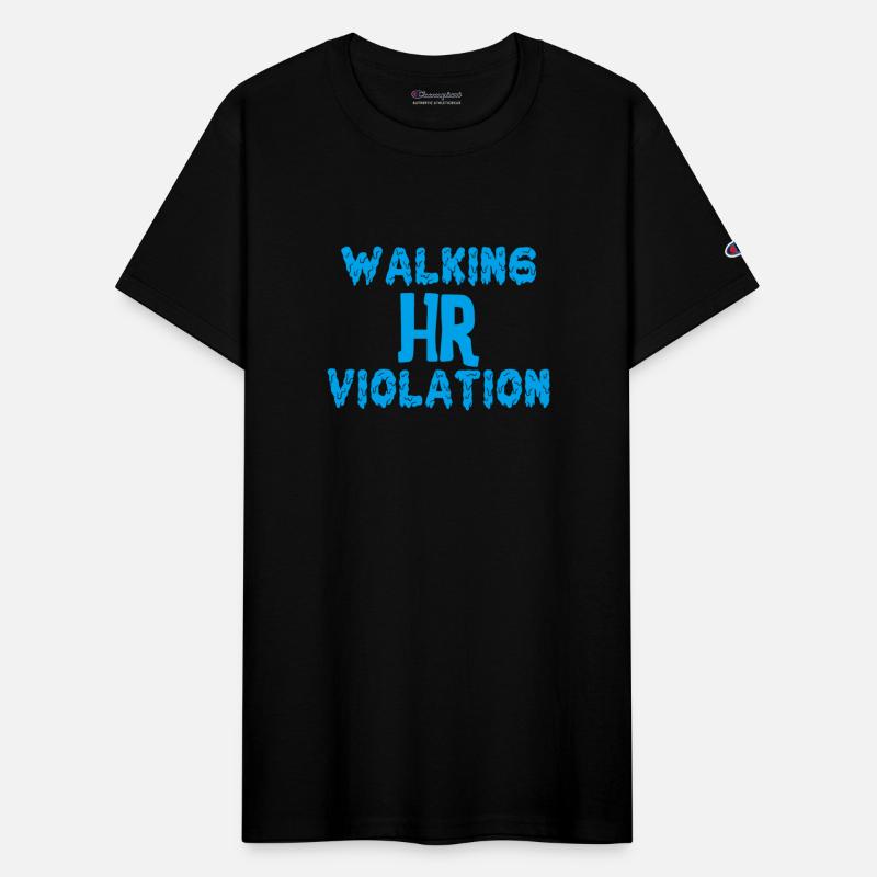 Walking Hr Violation Blue