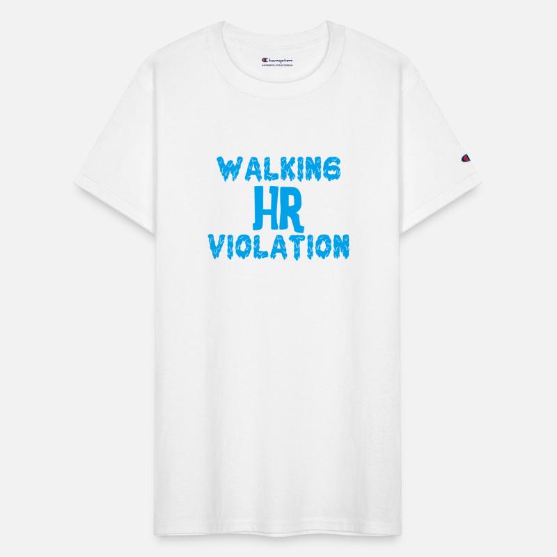 Walking Hr Violation Blue