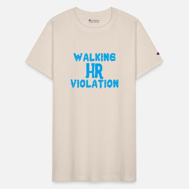 Walking Hr Violation Blue