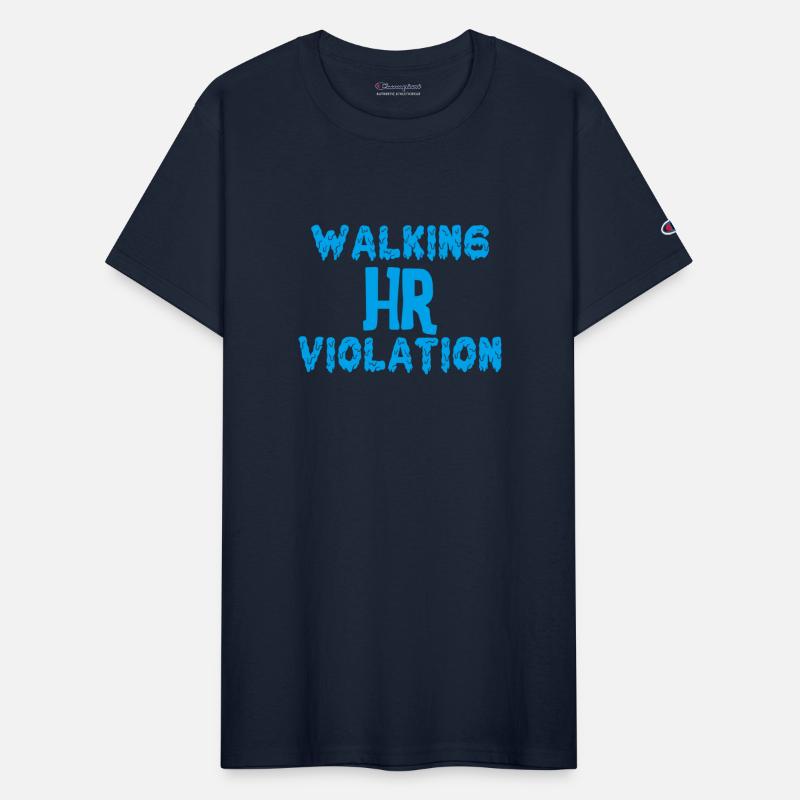 Walking Hr Violation Blue