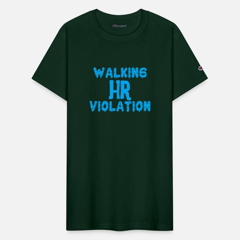 Walking Hr Violation Blue