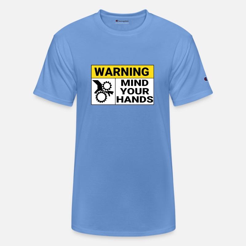 Warning Mind Your Hands Machine Working