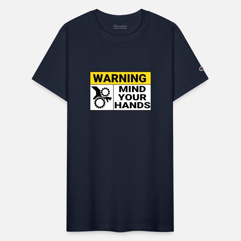 Warning Mind Your Hands Machine Working