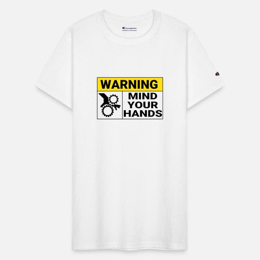 Warning Mind Your Hands Machine Working