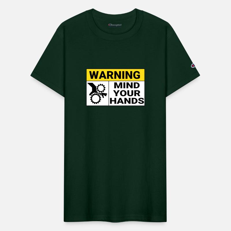 Warning Mind Your Hands Machine Working