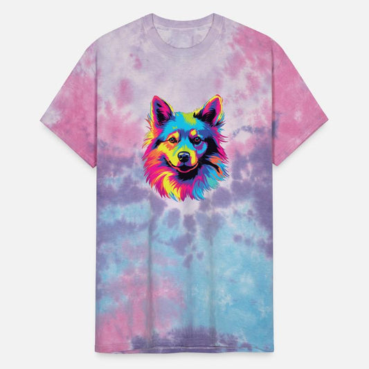 Watercolor Colorful Norwegian Buhund