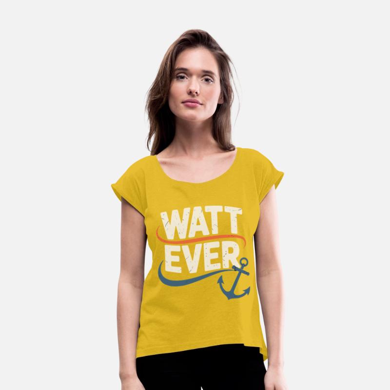 Watt Ever Nautical Humor Design Anchor Graphic