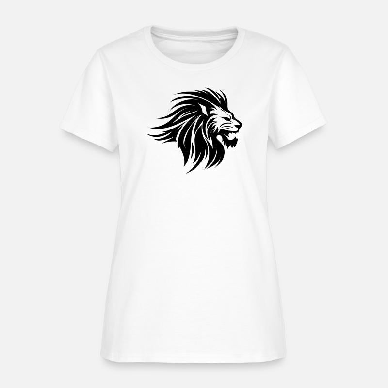 Waving Mane Lion Head Tattoo Ink Style