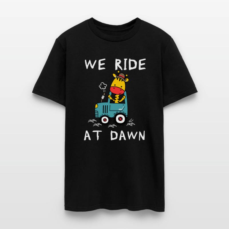 We Ride At Dawn Dad Lawn Mower Make Laugh Day Yard