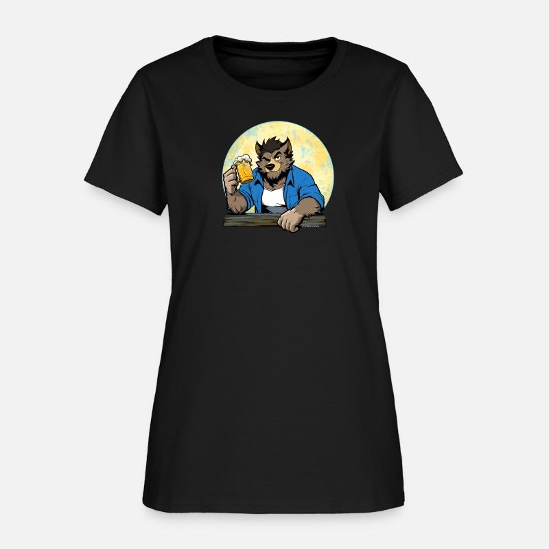 Werewolf Having a Cold One