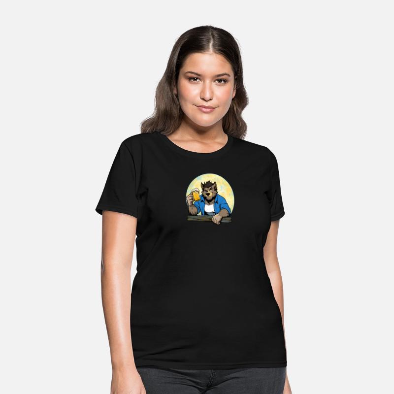 Werewolf Having a Cold One