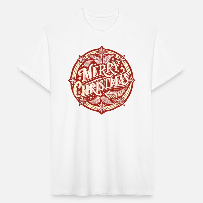 White and Red Merry Christmas Graphic