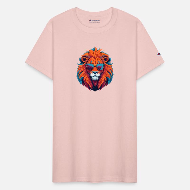 Wild Lion illustration with a modern touch
