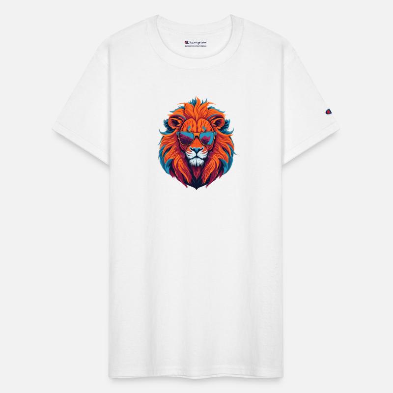 Wild Lion illustration with a modern touch