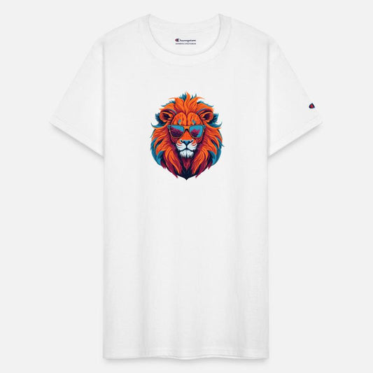 Wild Lion illustration with a modern touch