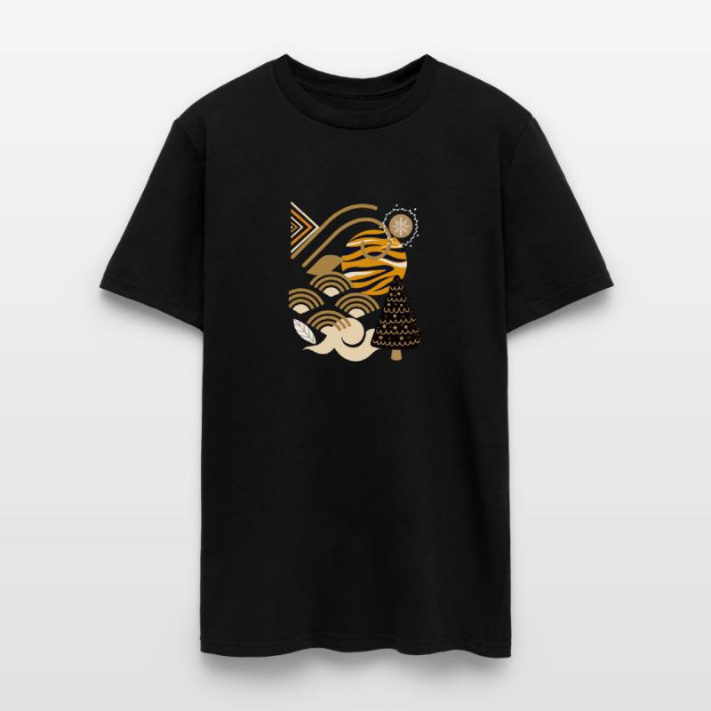 Winter Abstract Geometric Leopard Snow