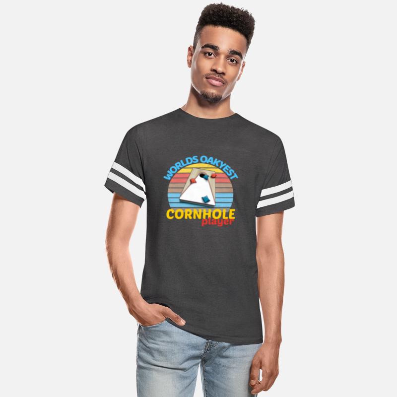 worlds oakyest cornhole player two