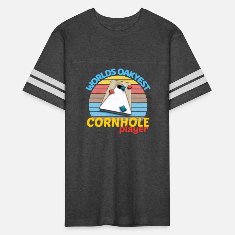 worlds oakyest cornhole player two