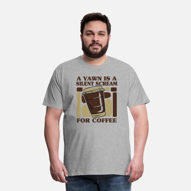 Yawn Is A Silent Scream For Coffee Queen Latte