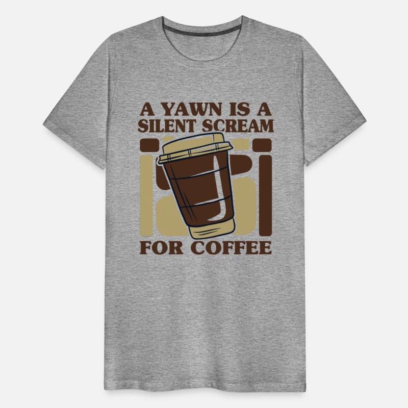 Yawn Is A Silent Scream For Coffee Queen Latte
